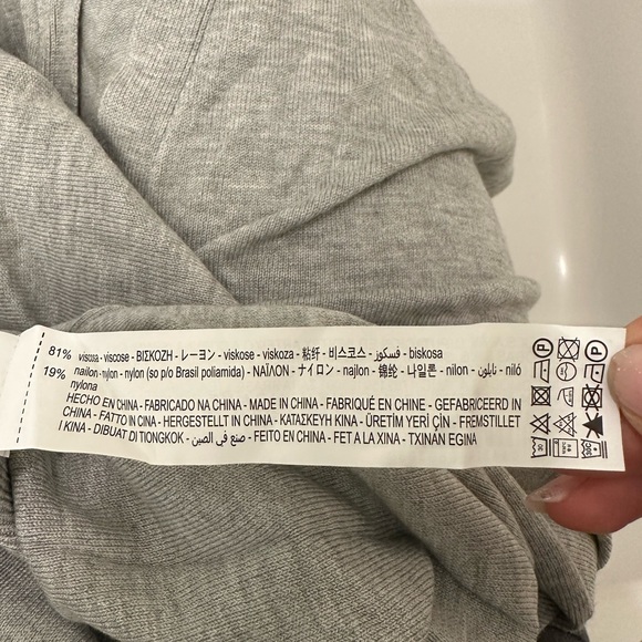 *NWT* ZARA Gray Button-Down Cardigan - Picture 5 of 10